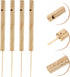Toyvian Bird Whistle 4pcs Bamboo Slide Whistle Whistle Train Slide Whistle Children Noisemaker Musical Pleasant Voice Vocal Training Educational I...