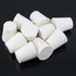 10 Pcs 4# White Solid Rubber Stoppers Tapered Lab Plugs, Dia. 26mm x Dia. 19mm - Height 28mm...