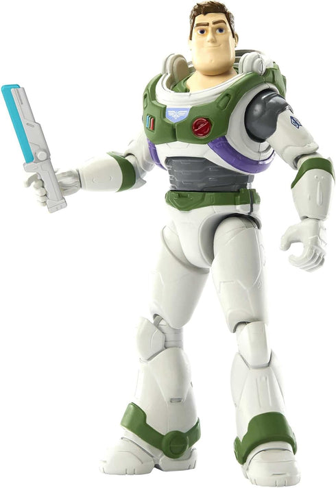 Disney Pixar Lightyear Space Ranger Alpha Buzz Lightyear Figure, Authentic Action Figure 5 Inches tall with 12 Posable Joints, Laser Blade, 4 Year...