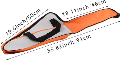 ApplianPar 18 inch Chainsaw Case Bag for Stihl for Husqvarna Portable Zipper Saw Carry Case Storage Protective Box Oxford Cloth Waterproof...