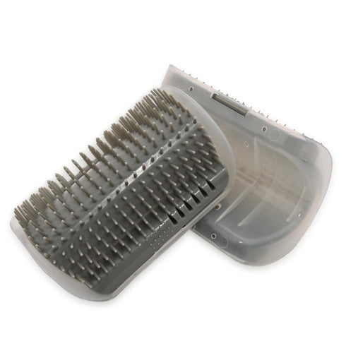 Skruffie’s Love Cat Self Groomer Large Cat Corner Wall Scratcher Comb Pet Grooming Supplies Massage Brush for Long Short Fur Cats Kitten Puppy...