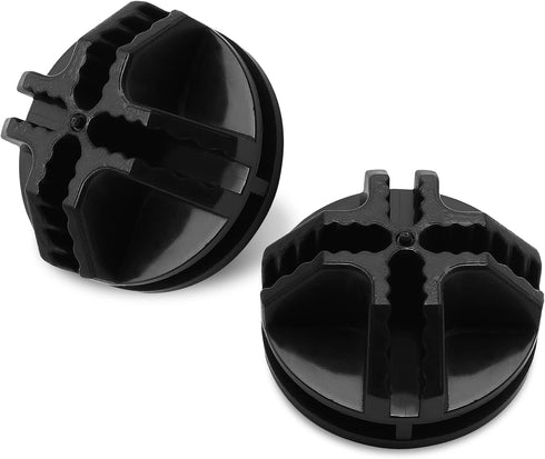 36 Pcs Wire Cube Plastic Connectors for Cube Storage, Black Modular Closet Organizer and Metal Grid Shelving Unit, Suitable for 3-4mm Diameter Iro...