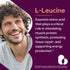 BESTVITE L-Leucine 500mg per Capsule (240 Vegetarian Capsules) - No Stearates - No Fillers - No Flow Agents - Vegan - Non GMO - Gluten Free...