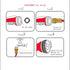 Garden Hose Nozzle Hand Sprayer 7 Pattern High Pressure Watering Nozzles Spray Gun...