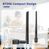 Long Range Bluetooth 5.4 USB Adapter for PC Laptop, Wireless Transmitter Dongle Pair w/Headset Headphones Earbuds Speaker Mice Keyboard Printer fo...
