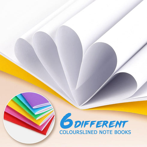 Tamaki 6 Pack Colorful Blank Books for kids to Write, Drawing, Cute Sketchbook for Kid, 6 Colors (4.25 x 5.5 Inches)...