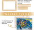 YCDC Solid Wood Canvas Frame, Premium Pine Wood Strips Bar Set, for Oil Paintings Poster Prints, DIY Arts Accessory Materials Supply, 16x20 Inch...