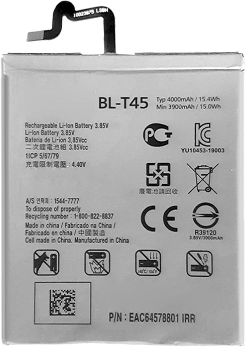 for LG K51 Battery Replacement BL-T45 LMK500MM LM-K500UM3 K50S LM-X540ZMW K51 LM-K500UM with Free Toolkit Adhesive...
