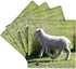 3dRose CST_22806_3 Skipping Sheep Golden Bay New Zeal & Ceramic Tile Coaster (Set of 4)...