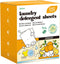 Laundry Detergent Sheets, 240 Loads - Eco-Friendly, Plant-Based, Hypoallergenic, No Plastic Jug (Orange Scent)...