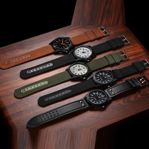 balacoo Quartz Wrist Watch for Men, Style Watch, Sports Watch Woven Nylon Band Calendar for Boys Men, Birthday, New Year...