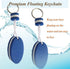Floating Keychain for Boat Keys Float Buoy Boat Key Rings 2PCS Oval Shaped Foam Floating Keychains for Boating...