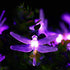 SEMILITS Solar String Lights 20Ft 30LED Dragonfly Shaped Waterproof Fairy Decoration Lighting for Indoor/Outdoor,Patio Christmas party Holiday Dec...