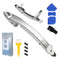 Silicone Caulking Tools Kit Stainless Steel Grout Removal Tool,4 in 1 Tile Caulk Remover Tool,Caulk Tool Sealant Scraper Finishing Tools for Kitch...