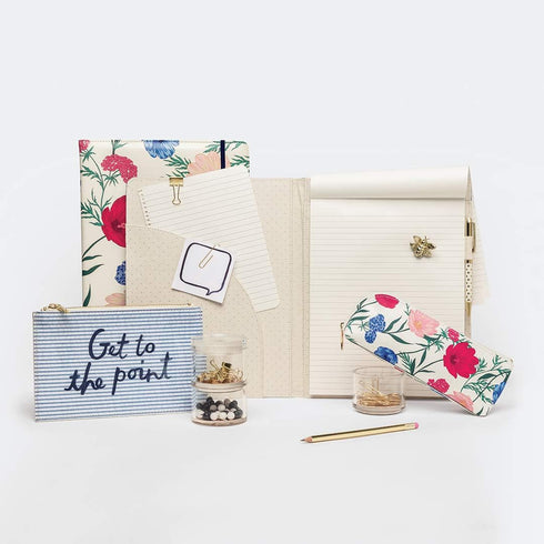 Kate Spade New York Notepad Folio Refill Set of 2, Letter Size Pads with 50 Lined Sheets Each, Cream...