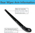 Rear Windshield Wiper Arm Blade Set Replacement for BMW X5 X5M E70 2007-2013, Factory OE Style Rear Window Wiper Arm Blade Set, Back Window Wiper ...