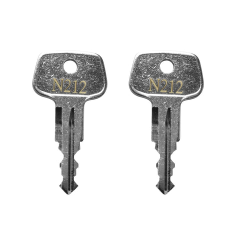 N212 Errebi Replacement Key,Thule car roof rack replacement key for Yakima and Thule Ski,Cargo Box,Roof,Carrier Racks and Crossbars-Codes N212 [2 ...