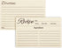 100 Pack Recipe Cards 4 x 6 Inch Double Sided Recipe Cards Kitchen Recipe Cards Cooking Recipe Cards Vintage Recipe Cards for Wedding, Bridal Show...