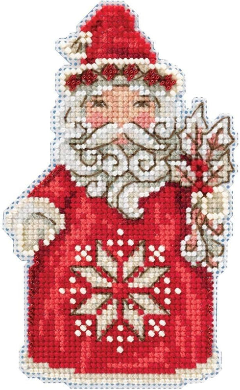 Nordic Santa Counted Cross Stitch Ornament Kit Mill Hill 2019 Jim Shore JS201911...