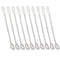 10 Pcs Stainless Steel Lab Spatula, 2 in 1 Lab Spoon Micro Scoop Laboratory Sampling Spoon, Mixing Spatula Combination Reagent Spoon Laboratory Su...