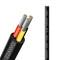 22 Gauge 3 Conductor Electrical Wire, 50FT 22AWG Black PVC Stranded Tinned Copper 3 Wire Cable, 22/3 Cord Extension Cable...