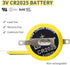 EEMB Tabbed CR2025 Batteries 10 Pack 3V 2025 Gameboy Cartridge Battery Solder Tabs Lithium Battery Coin Cell Batteries Color GBC CR2025 3v Lithium...
