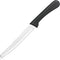 New Star Foodservice 58994 Stainless Steel Steak Knife, 4.5-Inch Rounded Serrated Blade with Plastic Handle, Set of 12...