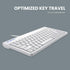 Perixx PERIBOARD-409WU US, Wired USB Mini Keyboard - White - US English...