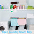 Laundry Detergent Holder 2 Pack - Detergent Cup Holder Tidy Soap Tray Dispenser Organizer Drip Fit Catcher for Fabric Softener Liquid Spigot Conta...