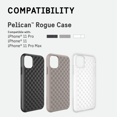 Pelican Rogue Phone Case for Apple iPhone 11 Pro Max (Black)...