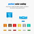 Nilight - 50034R 10 Pack 12V Car Add-A-Circuit Fuse Tap Adapter Mini Atm Apm Blade Fuse Holder with 120 PCS Mini Blade Fuse Assortment Kit (5, 7.5...