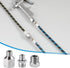 SAGUD 9pcs Airbrush Adapter Set Air Brush Fitting Connector Kit Airbrush Accessories for Mini Air Compressor and Air Hose Supplies...