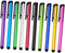 Pencils 20 pcs Pen Tip Capacitive Accessory Handwriting Touch Color Universal Pens Office Touchscreen Thin Writing Smartphone Stylus Metal Round T...