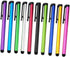 Pencils 20 pcs Pen Tip Capacitive Accessory Handwriting Touch Color Universal Pens Office Touchscreen Thin Writing Smartphone Stylus Metal Round T...