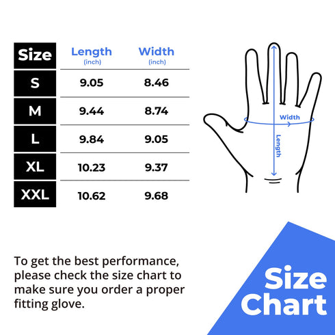 100% Waterproof Gloves for Men and Women, Winter Work Gloves for Cold Weather, Touchsreen, Thermal Insulated Freezer Gloves, With Grip, Blue, Medi...