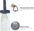 SHIDOW Ice Bag Collapsible wine Cooler Bag, Ice wine Bag Collapsible Clear wine Cooler Bag PVC wine Pouch Bags, for Party, Camping, Picnic, Chille...
