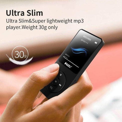 RUIZU 64GB MP3 Player with Bluetooth 5.3, Portable Music Player for Kids Sports Running, FM Radio, Voice Recorder, Equalizer, 80H Digital Audio Vi...