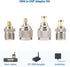 Cable Matters 4-Pack SMA to UHF Adapter Kit, UHF to SMA Adapter Kit/SMA to UHF Gender Changer and Connector Adapter Kit...