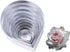 10 pcs Austin Rose Cutter Set Fondant Decor Kit Cake Decorating Gumpaste Flowers...