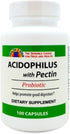 GeriCare Acidophilus with Pectin Probiotic Capsules, Optimizes Intestinal Flora, Digestive Gut Function, Boosts Immune Defenses, and Strengthens B...