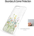 Unov Case Compatible with iPhone SE (2022) iPhone SE (2020) iPhone 8 iPhone 7 Case Clear with Design Embossed Floral Pattern TPU Soft Bumper Shock...