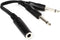 Hosa YPP-106 Y Cable, 1/4 Inch TSF to Dual 1/4 Inch TS...