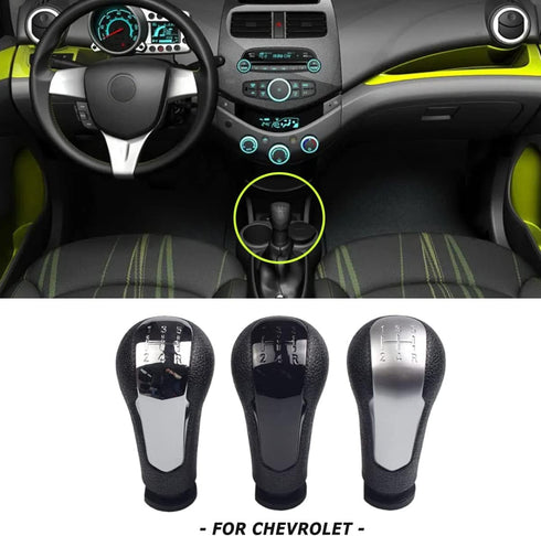 Car Manual Shift Knob, Car Gear Shifter Knob Stick Head Level for Chevrolet Spark 2011 2013 2014 2015 2016...
