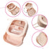 Push Type Denture Box, False Teeth Storage Case, Cleaning Mouth Guard Retainer Container for Home Travel (1Pack, Pink)...