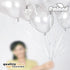 PMLAND 100 Pieces Silver Latex Balloons 12 Inches for Party Birthday Wedding Engagement Anniversary Holiday Festival Event Family Party Decoration...