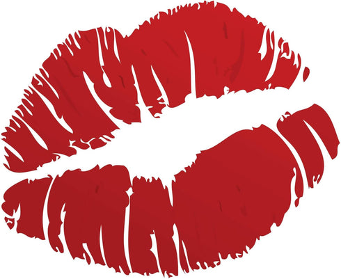 Valentines Day Decorations. Home Decor Valentine Lipstick Lips Kiss Window Sticker. Small Reusable Double Sided Window Cling Decal. Valentine's De...