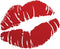Valentines Day Decorations. Home Decor Valentine Lipstick Lips Kiss Window Sticker. Small Reusable Double Sided Window Cling Decal. Valentine's De...