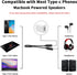 USB C Splitter, Dual USB C Headphone and Charger Adapter, 2-in-1 Type C Audio and PD 60W Fast Charging for 15/15 Pro/15 Plus/15 Pro Max and Other ...