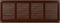 Vent Systems 16" x 6'' Inch Brown Air Vent Cover Metal Air Return Grill with Built in Pest Guard Screen HVAC Vent Cover for Home Improvement Vent ...