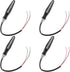 Kinstecks 4PCS Motorcycle Indicators Flowing Turn Signal Lights Motorbike Turning Indicators 12V 12 LEDs Bulbs...